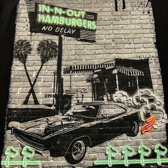In-N-Out Burger black unisex short sleeve t-shirt size medium - Picture 7 of 7